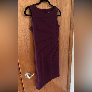 Andrew Marc Rich Purple Midi Dress